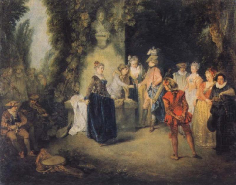 Museum national the Franzosische Komodie, Jean-Antoine Watteau